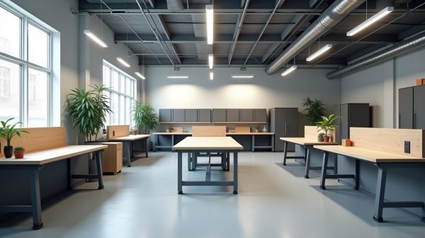 Fermetures d'ateliers : ce que change une séparation de zones bien pensée