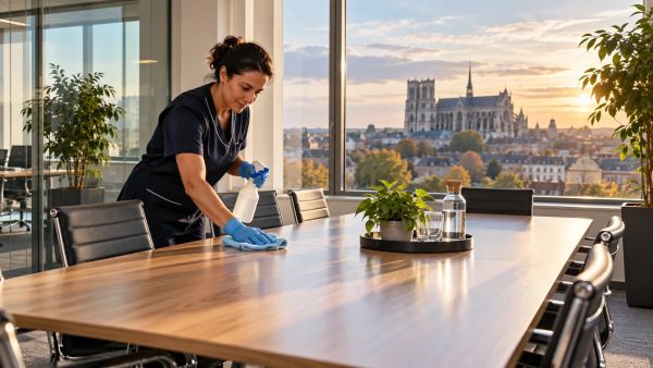 Services de nettoyage de bureaux personnalisés à Amiens