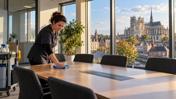 Services de nettoyage de bureaux personnalisés à Amiens